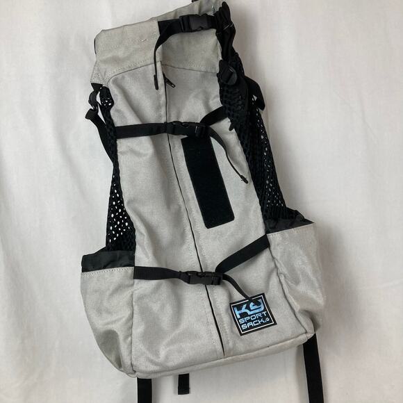 K9 Sports Sack Air Carrier Backpack Bag L Gray Dog Walk Hike Travel Pets- Flaws - Picture 1 of 15